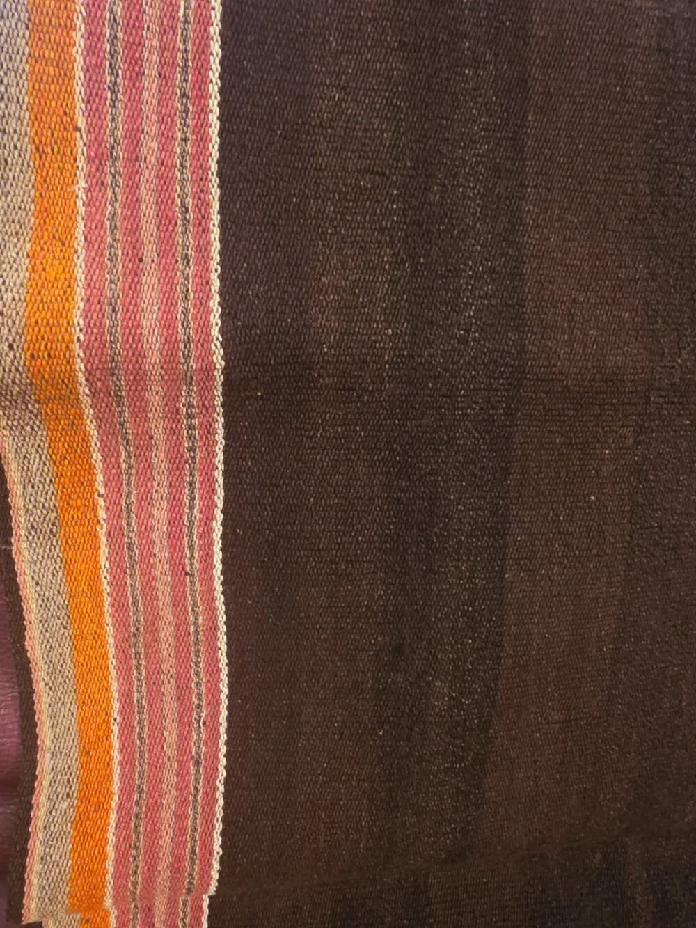 Antique Andean Ancestral Handwoven Textile – Vintage Peruvian Tribal Tapestry –